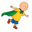 Caillou with a cape