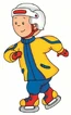 Caillou ice skating
