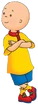 Caillou poses