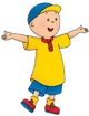 Caillou poses