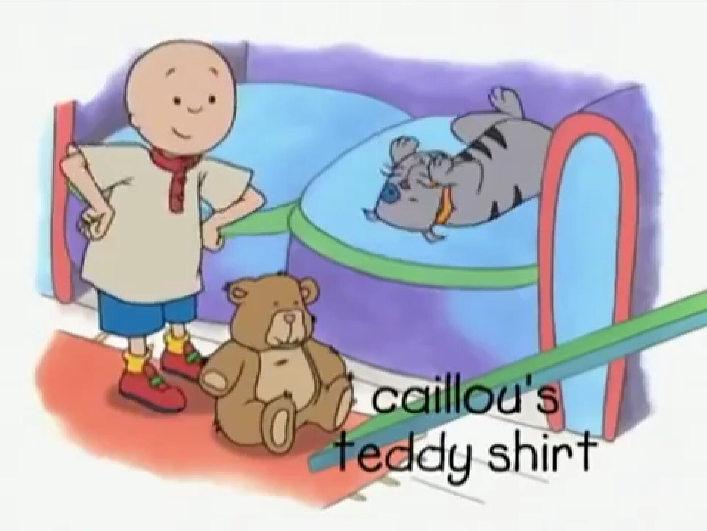 Caillou S Teddy Shirt Caillou Wiki Fandom