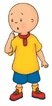 Caillou thinking