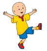 Caillou dancing