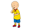 Caillou laughing