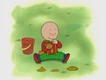 Caillou making "A big mess"