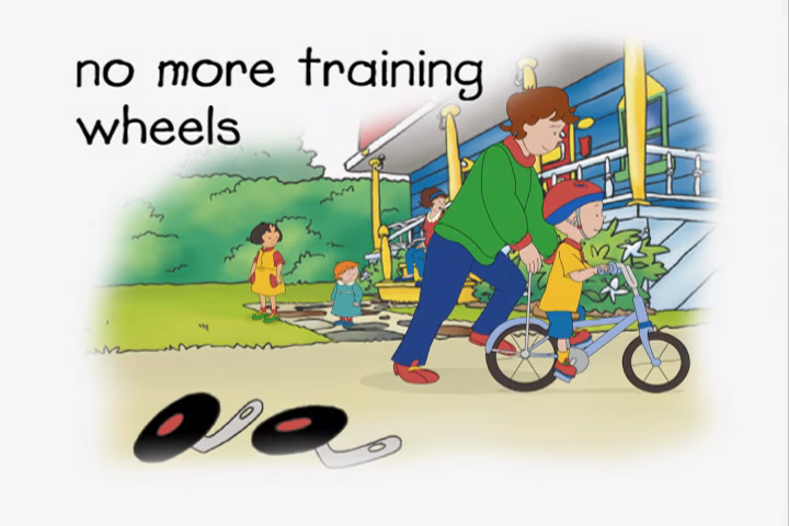 No more training wheels Caillou Wiki Fandom