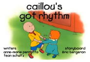 Rosie as seen on the title card of Caillou's Got Rhythm