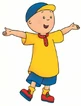 Caillou presenting