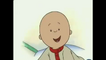 Caillou in his grey shirt, smiling