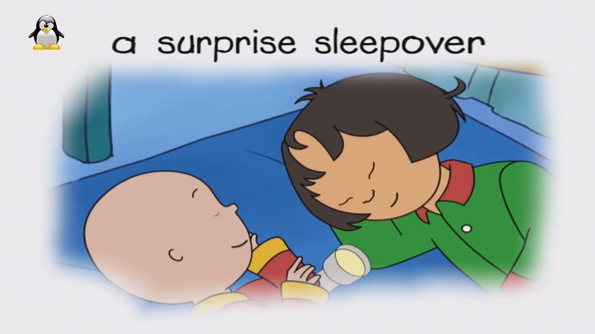 A Surprise Sleepover Caillou Wiki Fandom