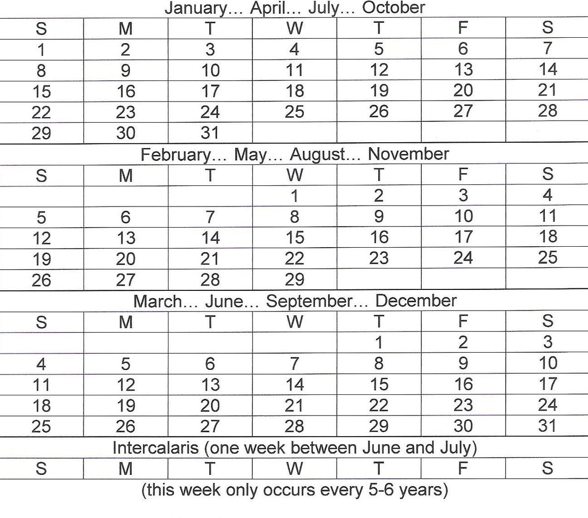 Common Calendar Calendar Wiki Fandom