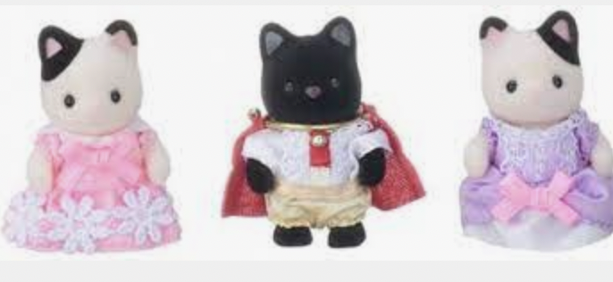 Tuxedo Cat Triplets Calico Critters Wikia Fandom