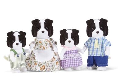 Calico critters chocolate labrador family discount