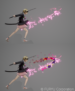 Official concept artwork for Kiriko's battle animations.