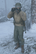 Binoculars Soldier Bulge WWII