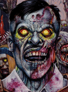 A Zombified Primis Richtofen on Issue #1 of the Zombies comic.