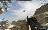 Attack Helicopter over Desert Border CoDO