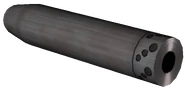 Silencer Sniper Rifle Variant 1 BOII.png (329 KB) Variant 1 of a sniper rifle's suppressor.