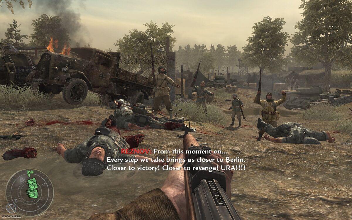Надо памяти игр. Игра Call of Duty 1. Call of Duty 2003.