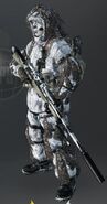 Arctic Black Ops with Ghillie Suit.