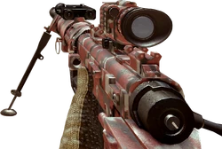 An Intervention with the Thermal Scope, note the gun's camouflage is applied to the scope.