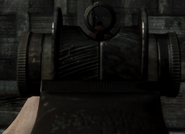 Aiming down the M1 Garand's iron sights