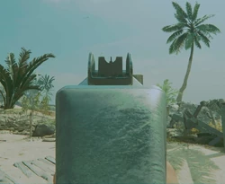 The default Iron Sights of the Cooper Carbine.