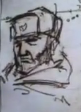 Soap's drawing of Kamarov in his journal.