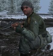 Moody with a M1A1 Carbine.