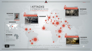 Mapa z atakami terrorystycznymi KVA