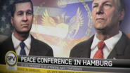The Vice President (left) with President Vorshevsky (right) as seen in the introduction cutscene of "Turbulence."
