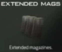 Extended Mags in Create-A-Class from the COD XP build. Note that it's using the same icon from Modern Warfare 2.