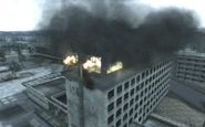Destroyed Hotel Polissya.
