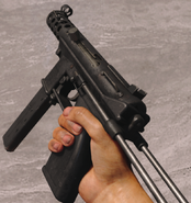 Inspecting the TEC-9.