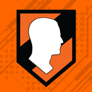 Origins "Tank" Dempsey's silhouette as seen in the My Brother's Keeper achievement icon.