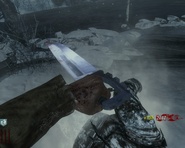 The Bowie Knife on Call of the Dead, achieved on PC with console commands.