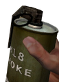 The M18 Smoke grenade.