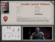 Jackal's bio in Black Ops Cold War.