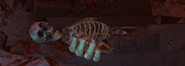 The wolf king's skeleton