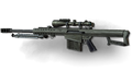 Barrett .50cal (unusable on intro cutscene)