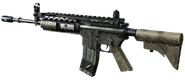 M4A1, an assault rifle that has appeared in all three games.