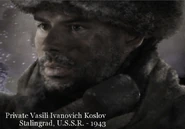 Στρατιώτης Vasili Ivanovich Koslov στο Στάλινγκραντ Ε.Σ.Σ.Δ - 1943