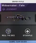 Widowmaker Fate Supply Drop Card IW