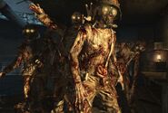 A group of zombies in Origins.