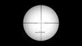 The reticle of the L118A's sniper scope