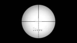 Multiplayer reticle of the Barrett's sniper scope