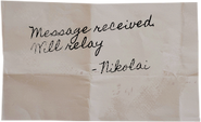Nikolai received the message. Can he get it Price in time?