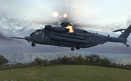 Pave Low going down Loose Ends MW2