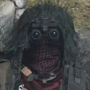 Scavenger's face.