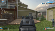 The UMG's iron sights